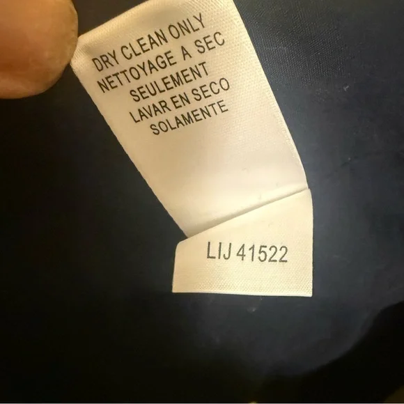 BCBGMaxAzria Olive Green Blazer with Midnight Accents - Picture 7 of 8